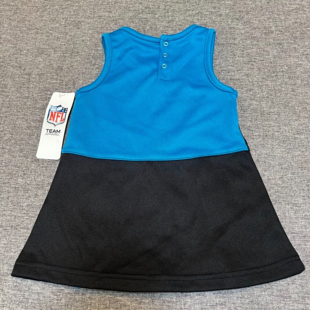 NFL Panthers Kids Dress - Blue and Black - Picture 4 of 5
